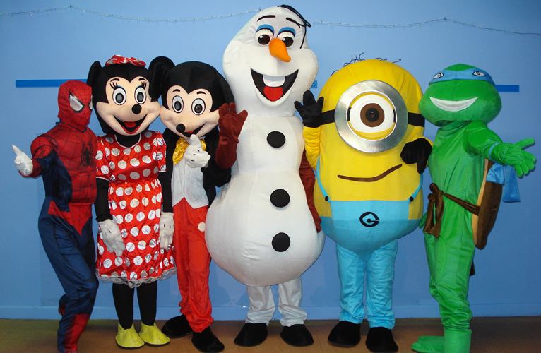 Disney characters for birthday parties and events