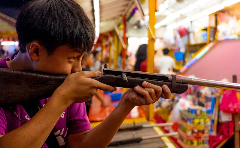 air gun shooting for kids birthday party Bangkok