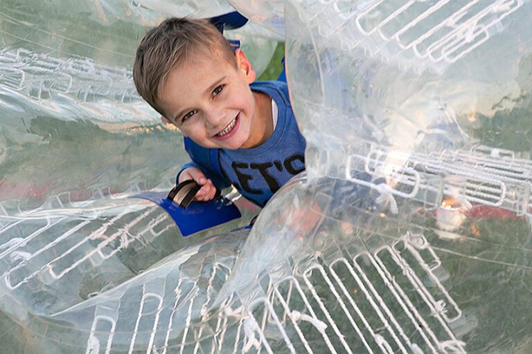 kid bubble soccer