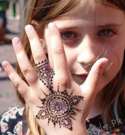 Henna art for kids
