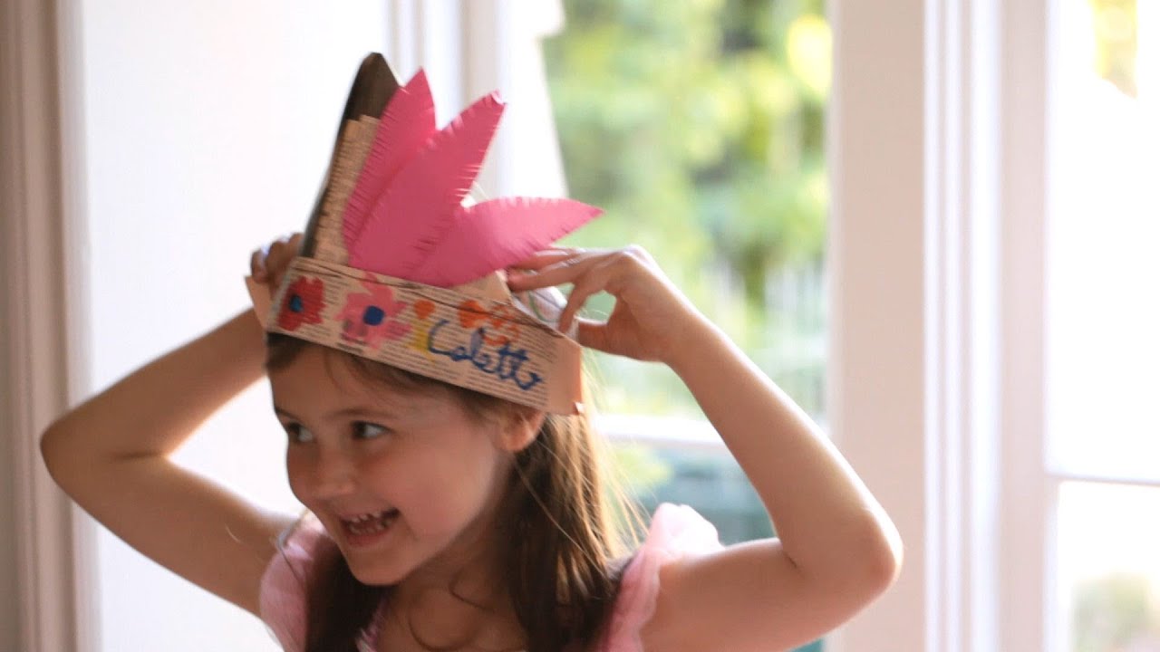 Hat making for kids' birthday Bangkok