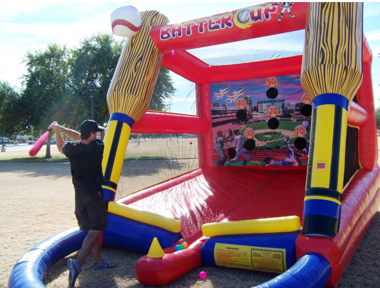 Inflatable Batter Up Baseball Challenge